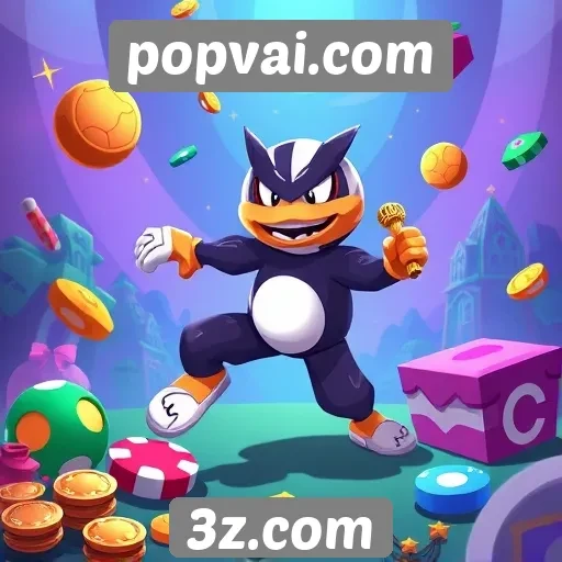 Análise da biblioteca de jogos oferecida pelo popvai.com